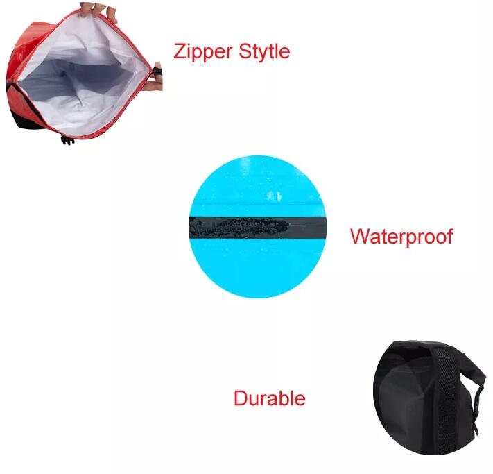 BIKDA Backpack Cooler Bag with wet-dry separation